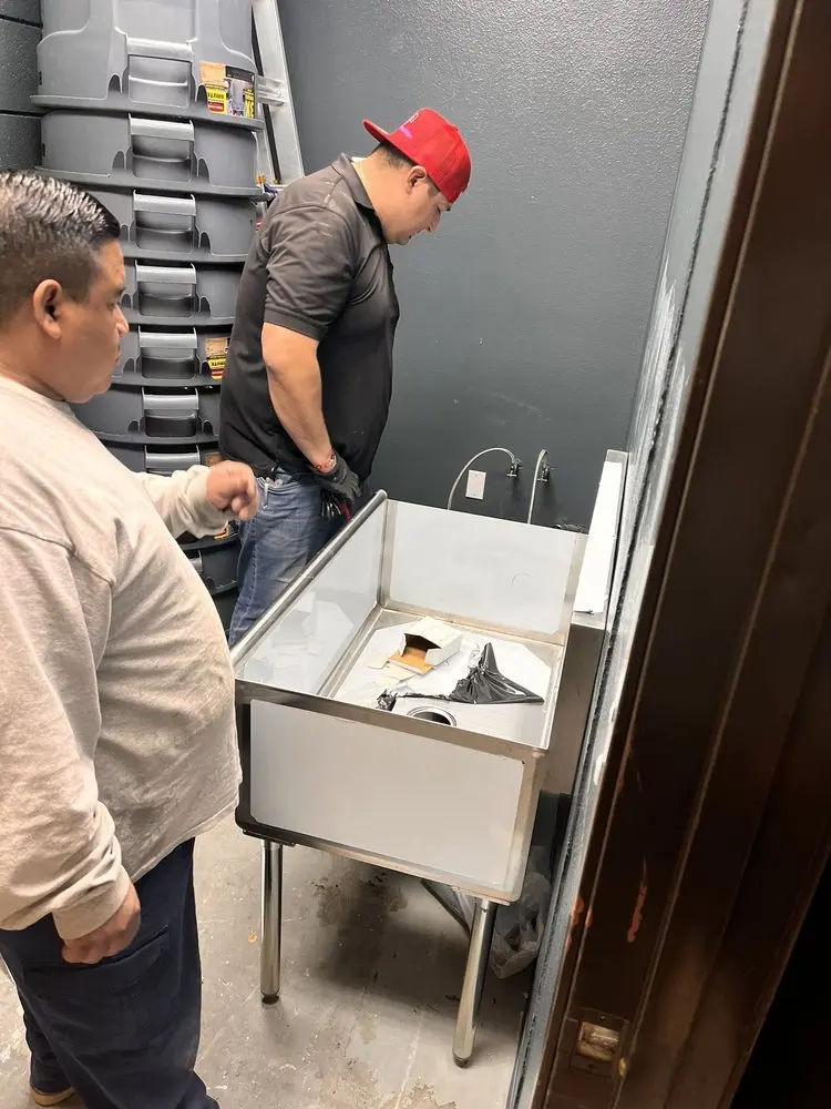 Commercial plumbing and sink installation in Polk City